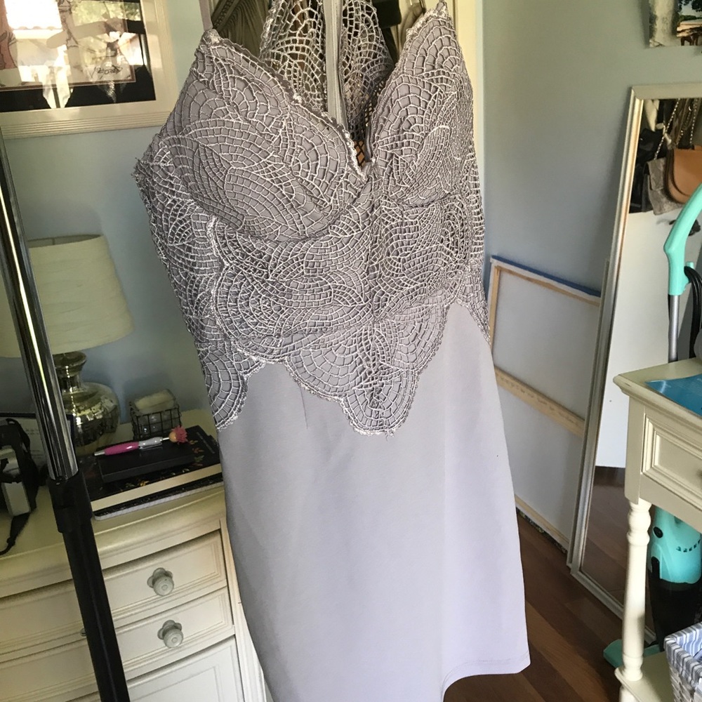 Fashion Nova lace detail dress